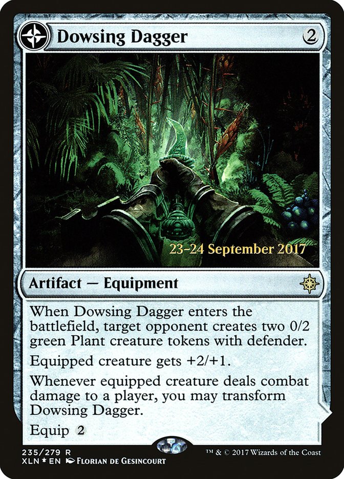 Dowsing Dagger // Lost Vale [Ixalan Prerelease Promos] | Local Legends