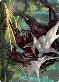 Vorinclex, Monstrous Raider 1 Art Card (Gold-Stamped Signature) [Kaldheim Art Series] | Local Legends