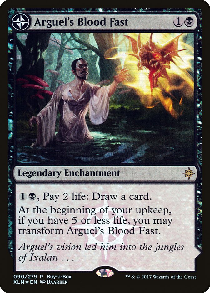 Arguel's Blood Fast // Temple of Aclazotz (Buy-A-Box) [Ixalan Treasure Chest] | Golgari Games