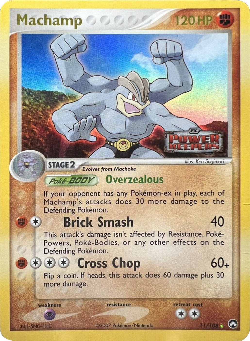 Machamp (11/108) (Stamped) [EX: Power Keepers] | Golgari Games