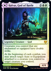 Halvar, God of Battle // Sword of the Realms [Kaldheim Prerelease Promos] | Local Legends