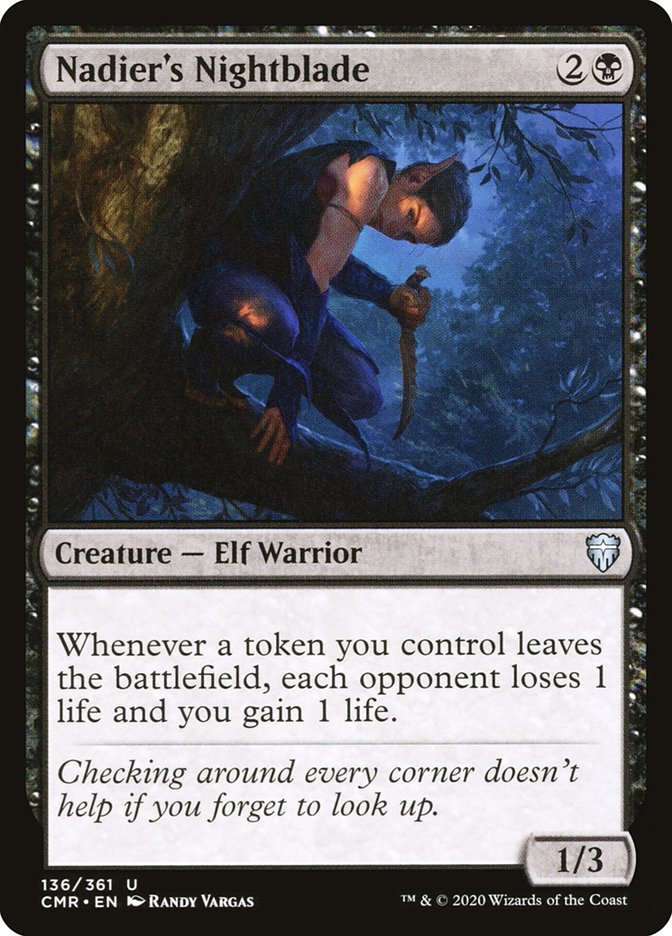 Nadier's Nightblade [Commander Legends] | Local Legends