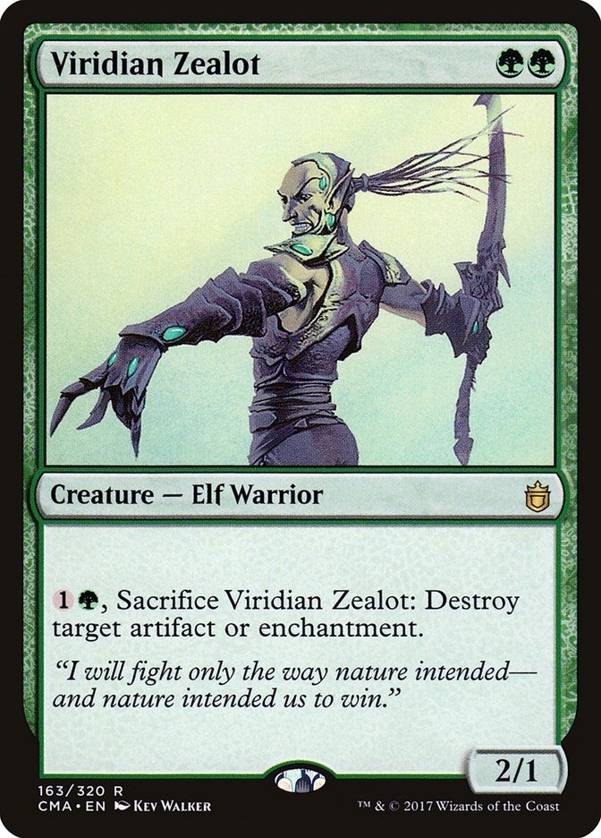 Viridian Zealot [Commander Anthology] | Local Legends