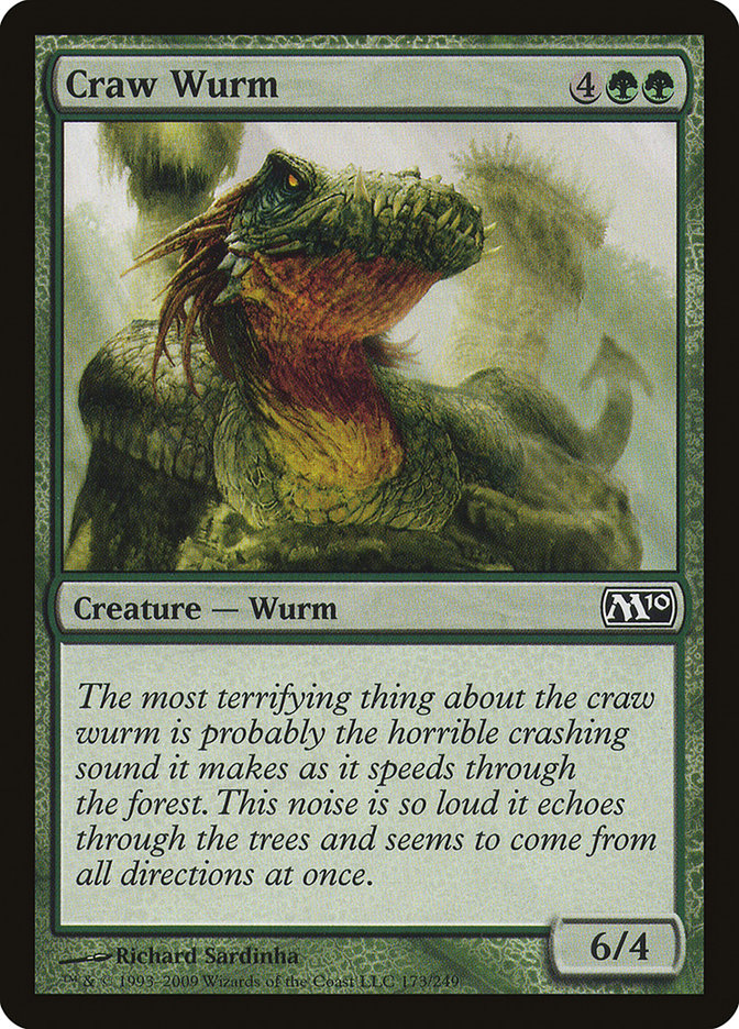 Craw Wurm [Magic 2010] | Golgari Games