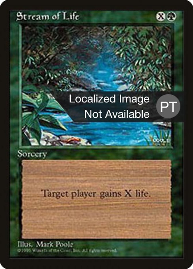 Stream of Life [Fourth Edition (Foreign Black Border)] | Golgari Games