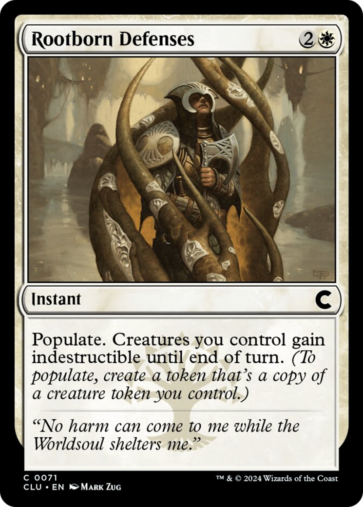 Rootborn Defenses [Ravnica: Clue Edition] | Local Legends