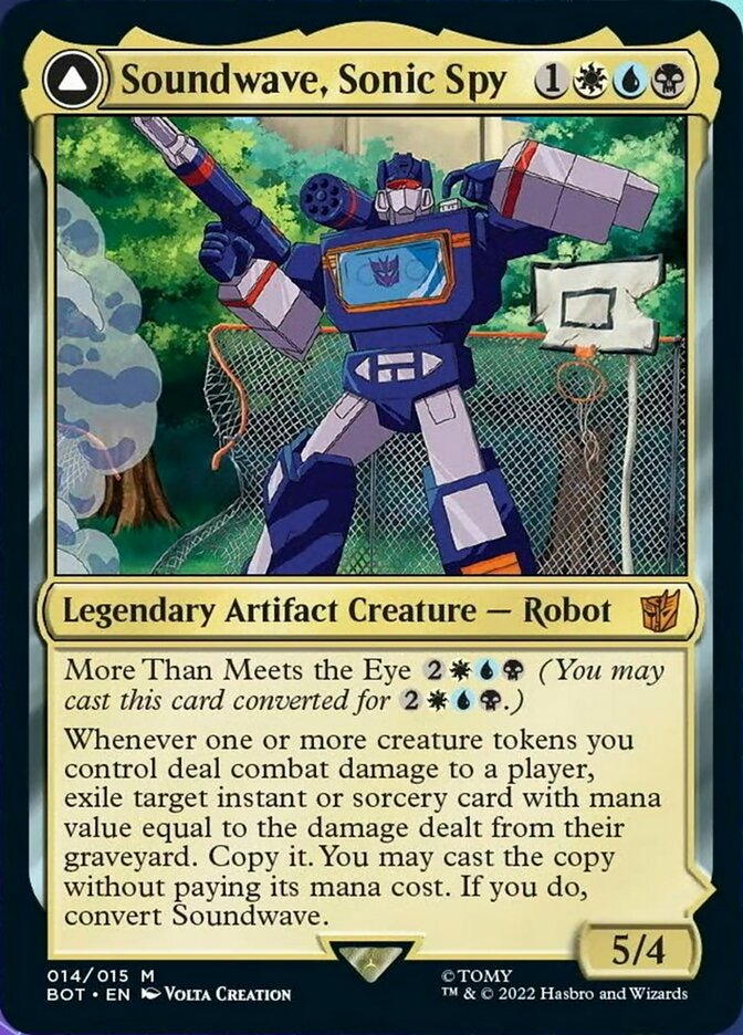 Soundwave, Sonic Spy // Soundwave, Superior Captain [Universes Beyond: Transformers] | Local Legends