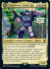 Soundwave, Sonic Spy // Soundwave, Superior Captain [Universes Beyond: Transformers] | Local Legends