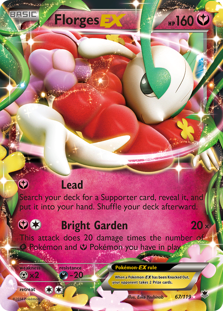 Florges EX (67/119) [XY: Phantom Forces] | Golgari Games