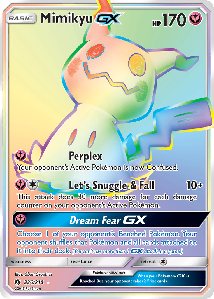 Mimikyu GX (226/214) [Sun & Moon: Lost Thunder] | Golgari Games