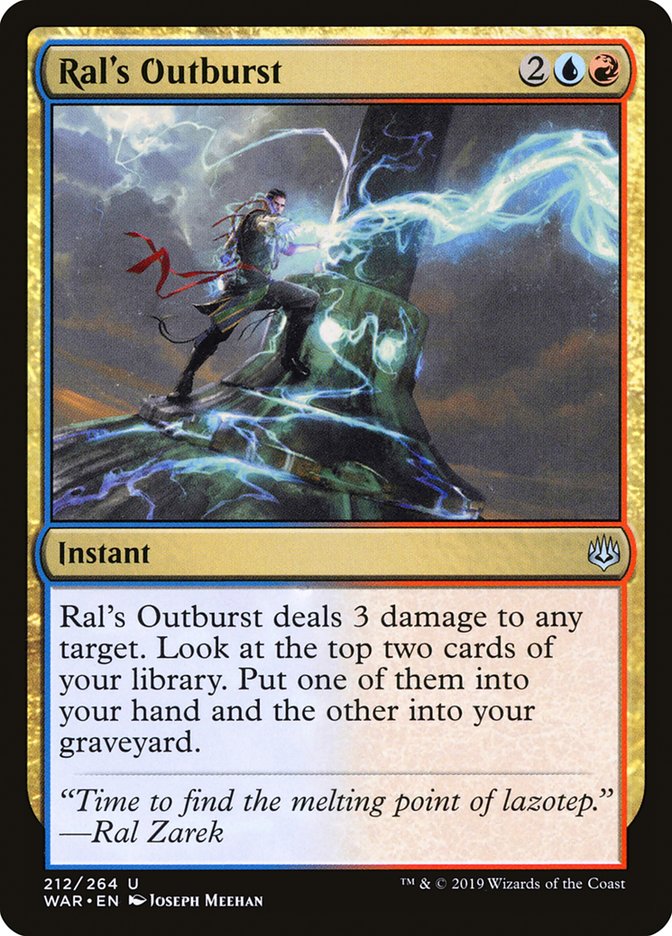 Ral's Outburst [War of the Spark] | Local Legends