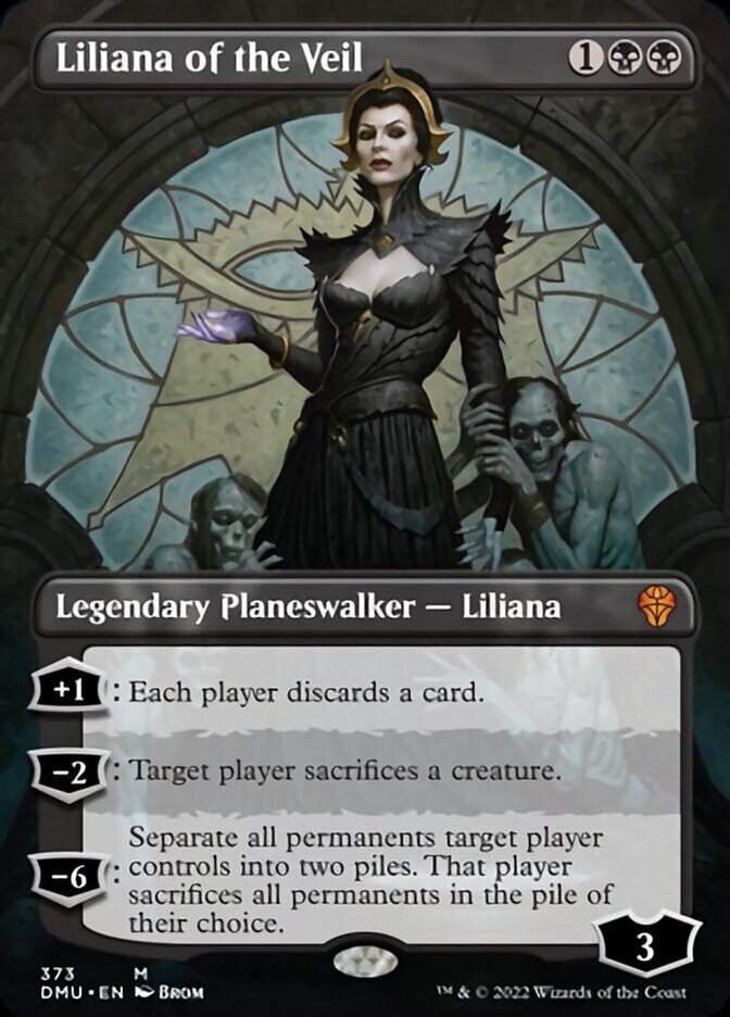 Liliana of the Veil (Borderless) [Dominaria United] | Golgari Games