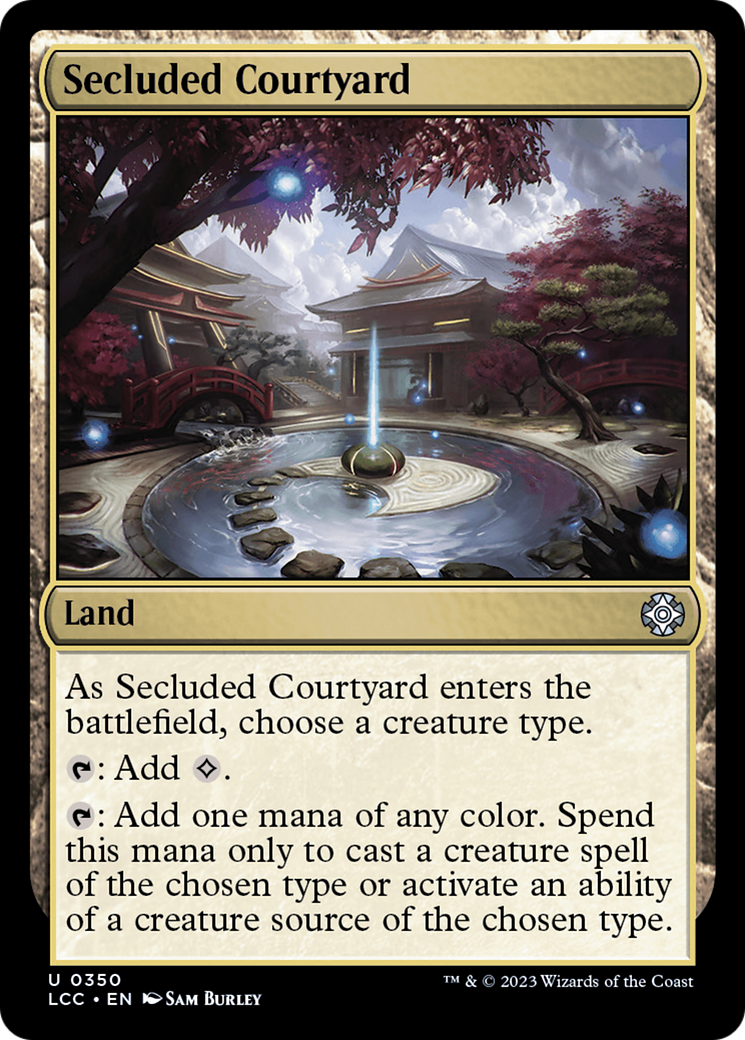 Secluded Courtyard [The Lost Caverns of Ixalan Commander] | Local Legends