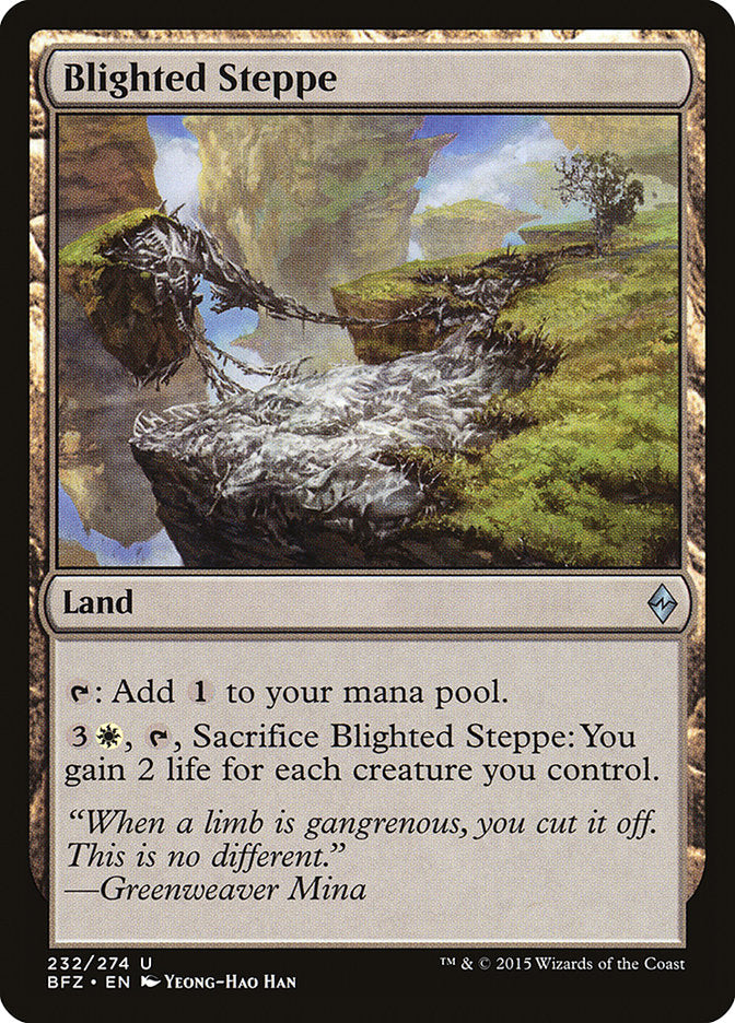 Blighted Steppe [Battle for Zendikar] | Local Legends