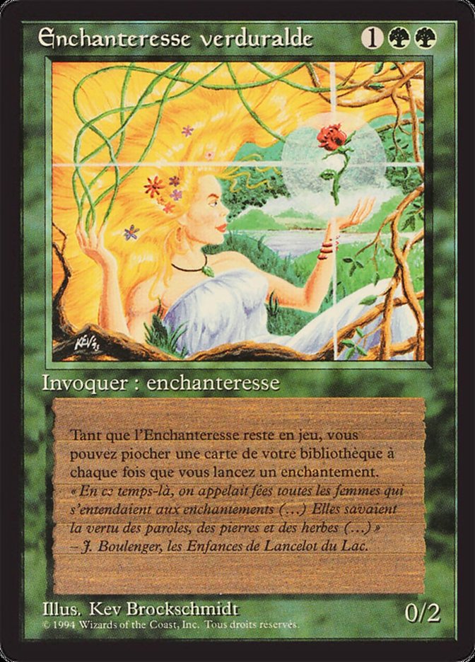 Verduran Enchantress [Foreign Black Border] | Golgari Games