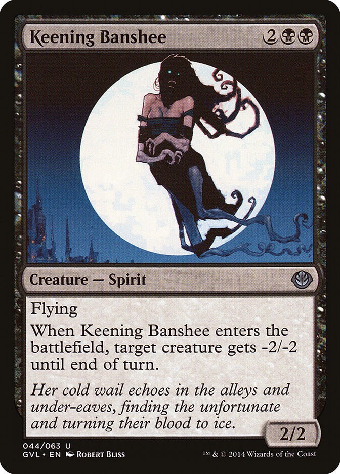 Keening Banshee (Garruk vs. Liliana) [Duel Decks Anthology] | Golgari Games