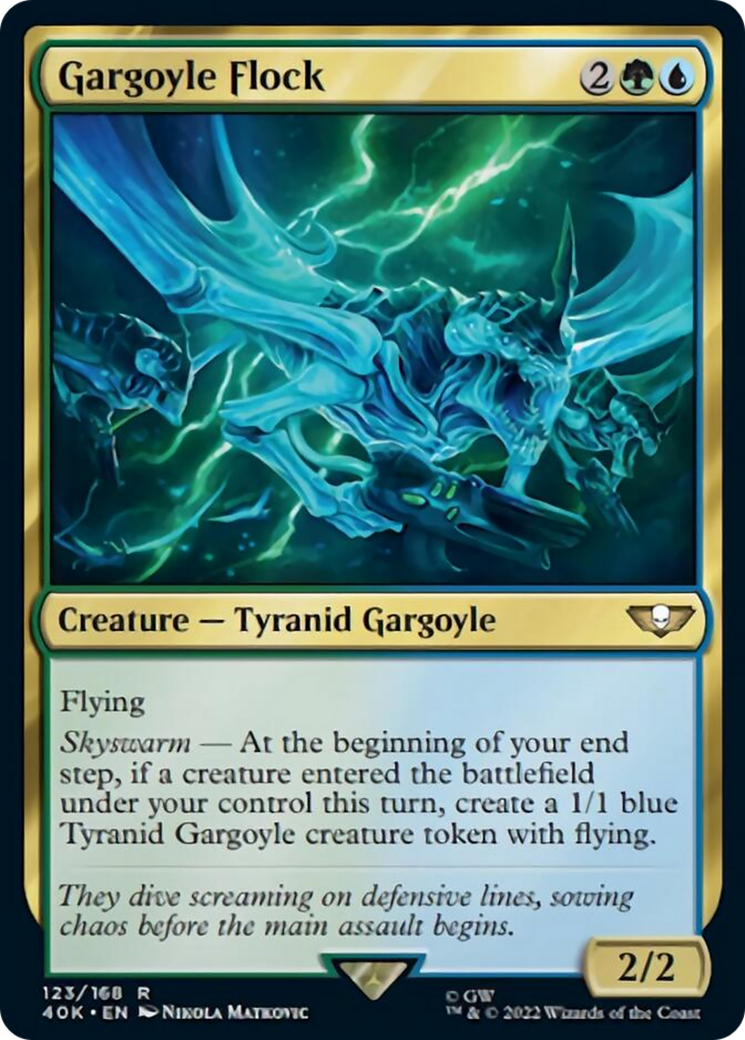 Gargoyle Flock [Universes Beyond: Warhammer 40,000] | Golgari Games