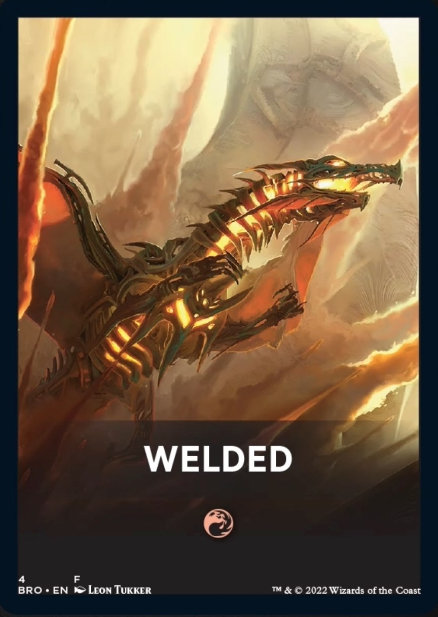 Welded Theme Card [The Brothers' War Tokens] | Local Legends