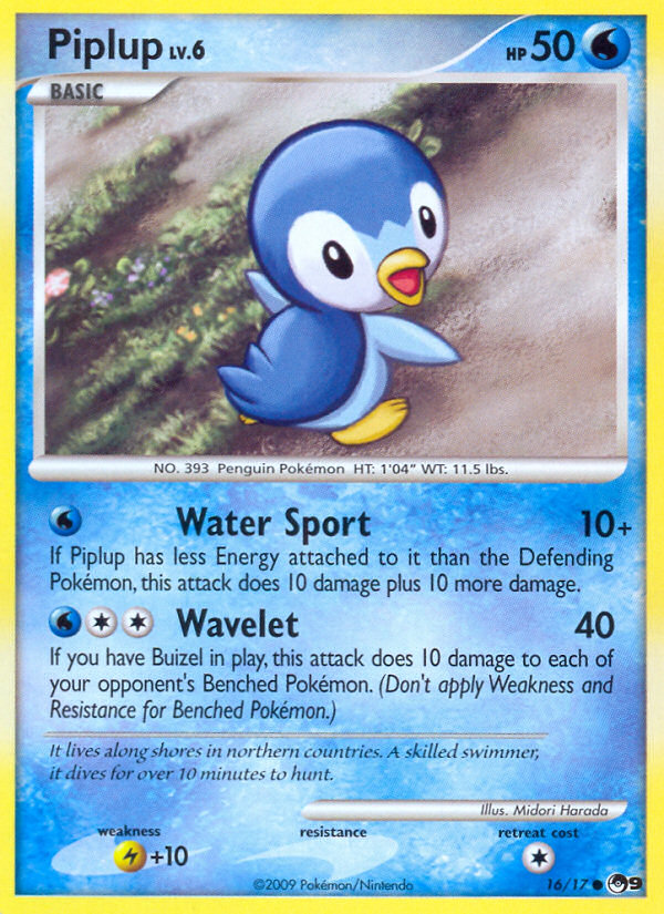 Piplup (16/17) [POP Series 9] | Golgari Games