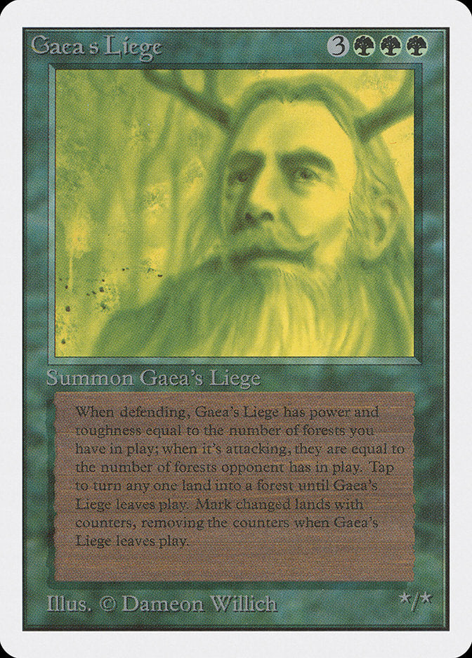 Gaea's Liege [Unlimited Edition] | Golgari Games