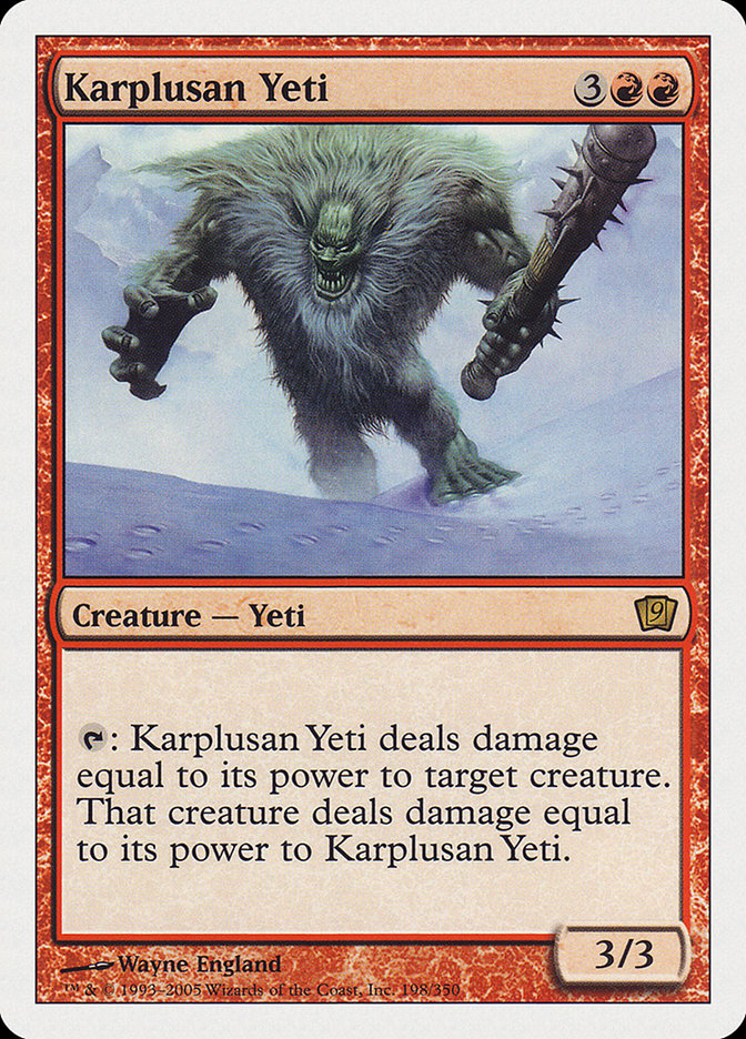Karplusan Yeti [Ninth Edition] | Local Legends