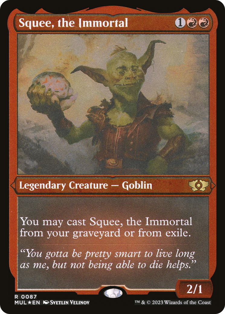 Squee, the Immortal (Foil Etched) [Multiverse Legends] | Local Legends
