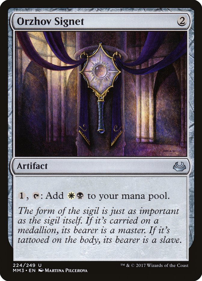 Orzhov Signet [Modern Masters 2017] | Local Legends
