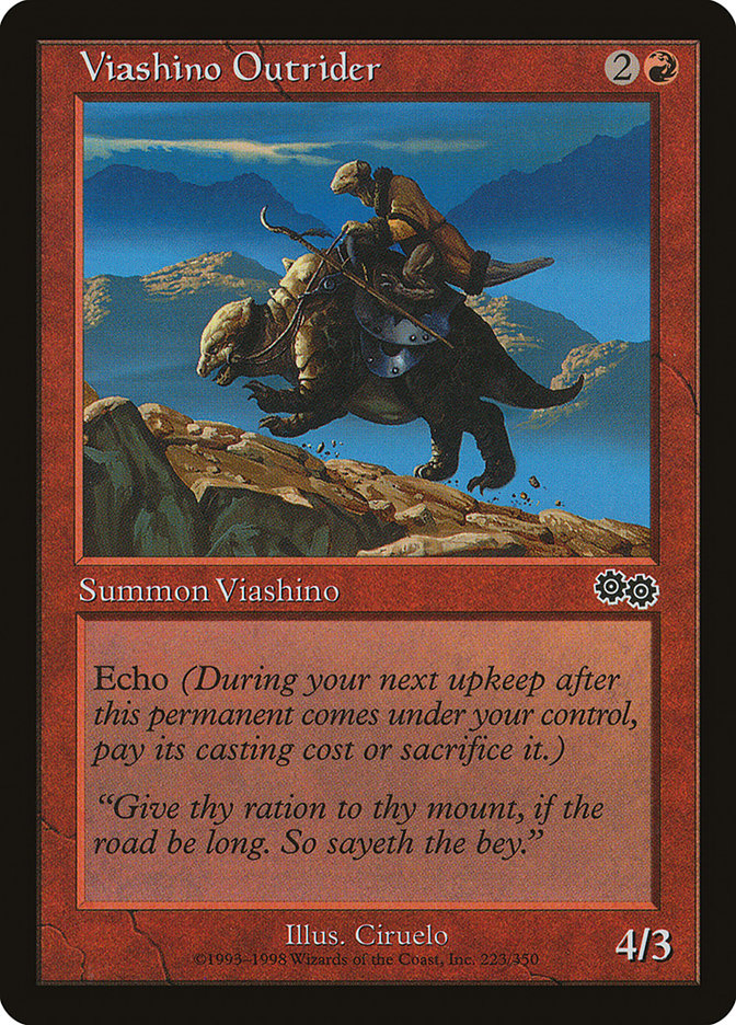 Viashino Outrider [Urza's Saga] | Golgari Games