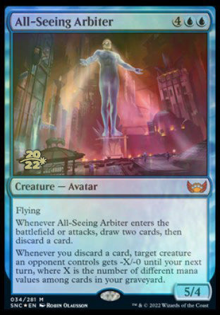 All-Seeing Arbiter [Streets of New Capenna Prerelease Promos] | Local Legends