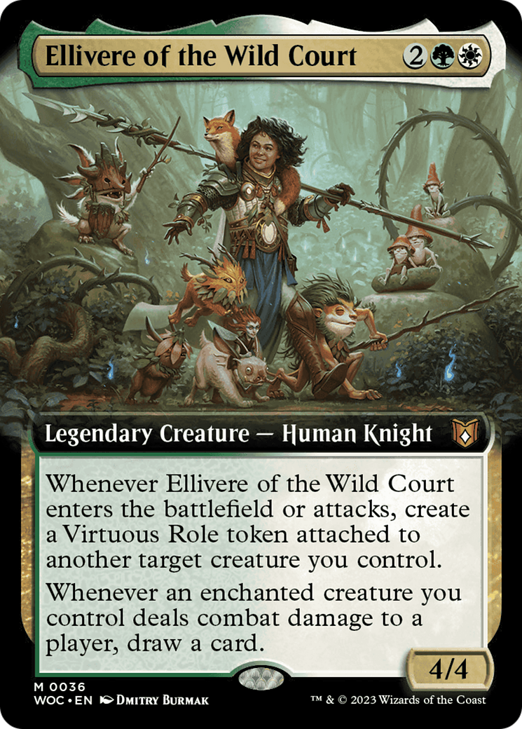Ellivere of the Wild Court (Extended Art) [Wilds of Eldraine Commander] | Local Legends