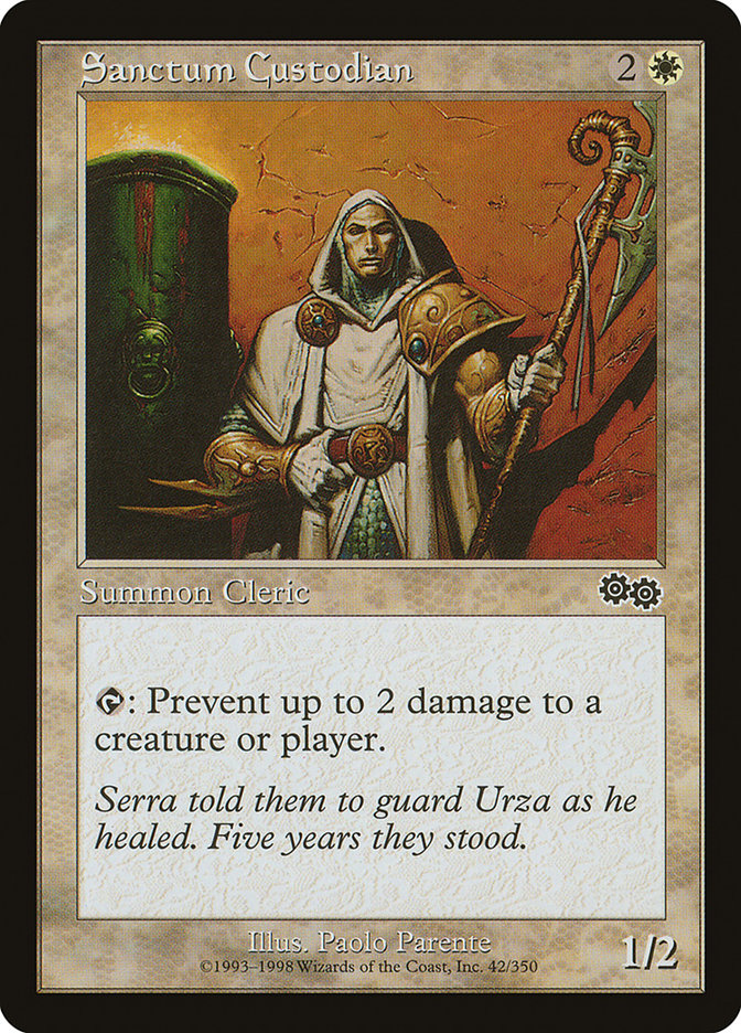 Sanctum Custodian [Urza's Saga] | Golgari Games