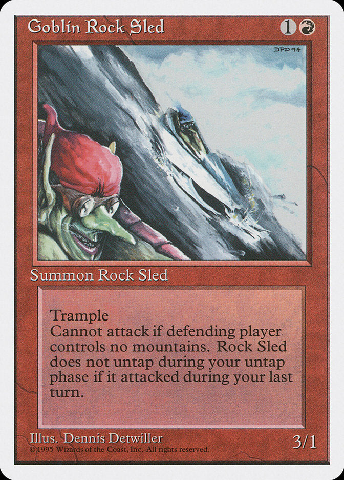 Goblin Rock Sled [Fourth Edition] | Local Legends