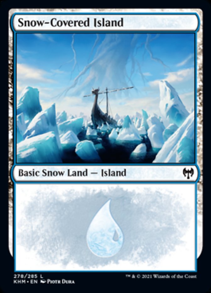 Snow-Covered Island (278) [Kaldheim] | Golgari Games