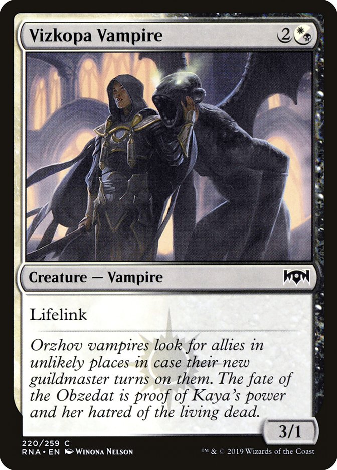 Vizkopa Vampire [Ravnica Allegiance] | Golgari Games