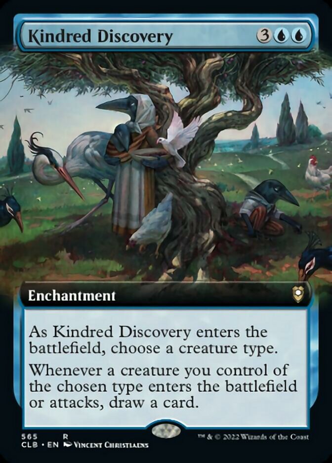 Kindred Discovery (Extended Art) [Commander Legends: Battle for Baldur's Gate] | Local Legends