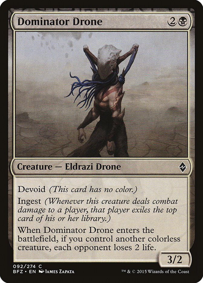 Dominator Drone [Battle for Zendikar] | Golgari Games