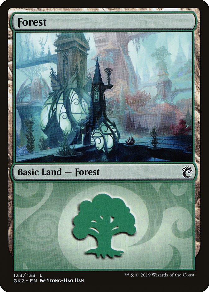 Forest (133) [Ravnica Allegiance Guild Kit] | Local Legends