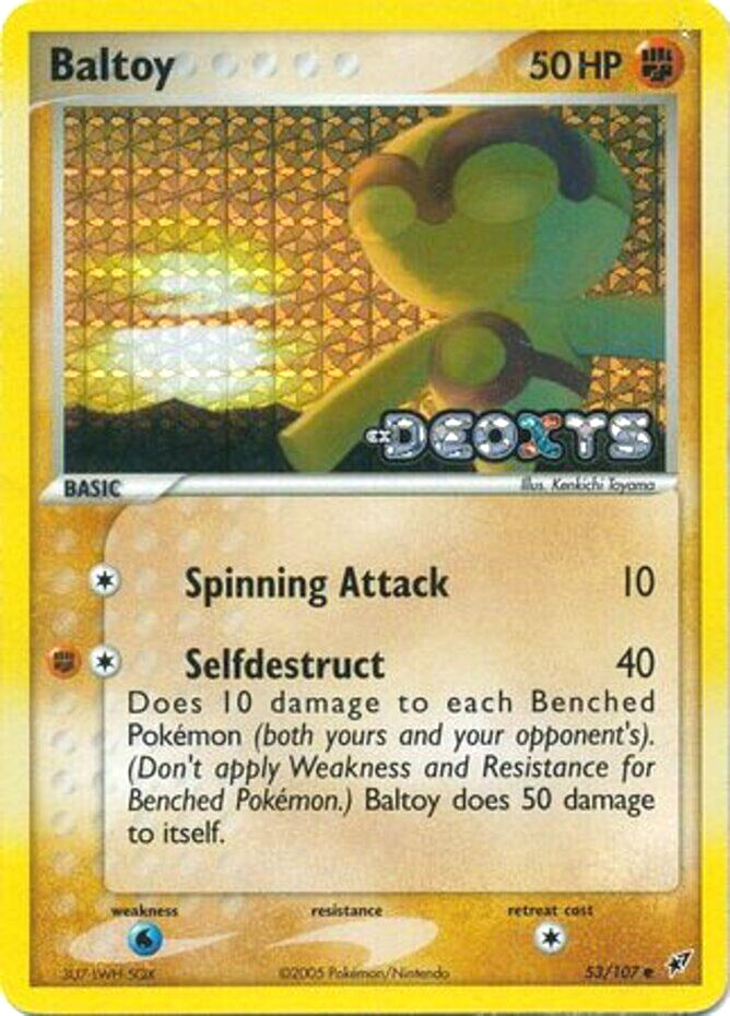 Baltoy (53/107) (Stamped) [EX: Deoxys] | Golgari Games