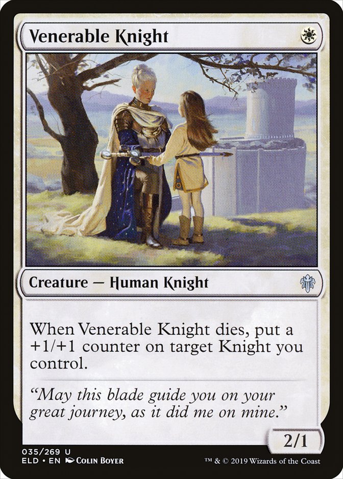 Venerable Knight [Throne of Eldraine] | Golgari Games