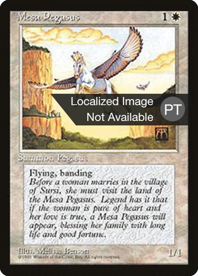 Mesa Pegasus [Fourth Edition (Foreign Black Border)] | Golgari Games