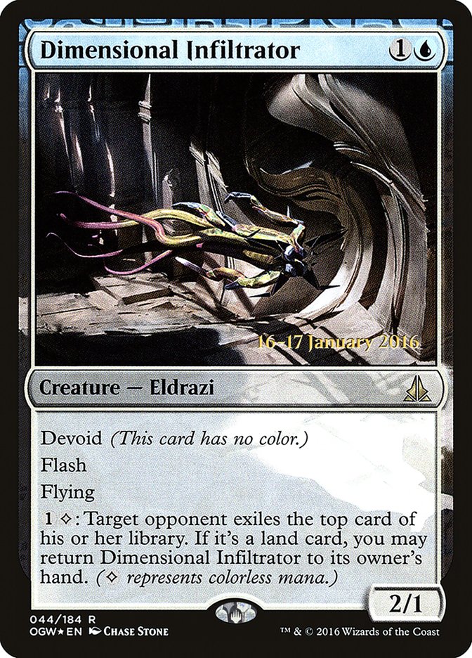 Dimensional Infiltrator [Oath of the Gatewatch Prerelease Promos] | Local Legends