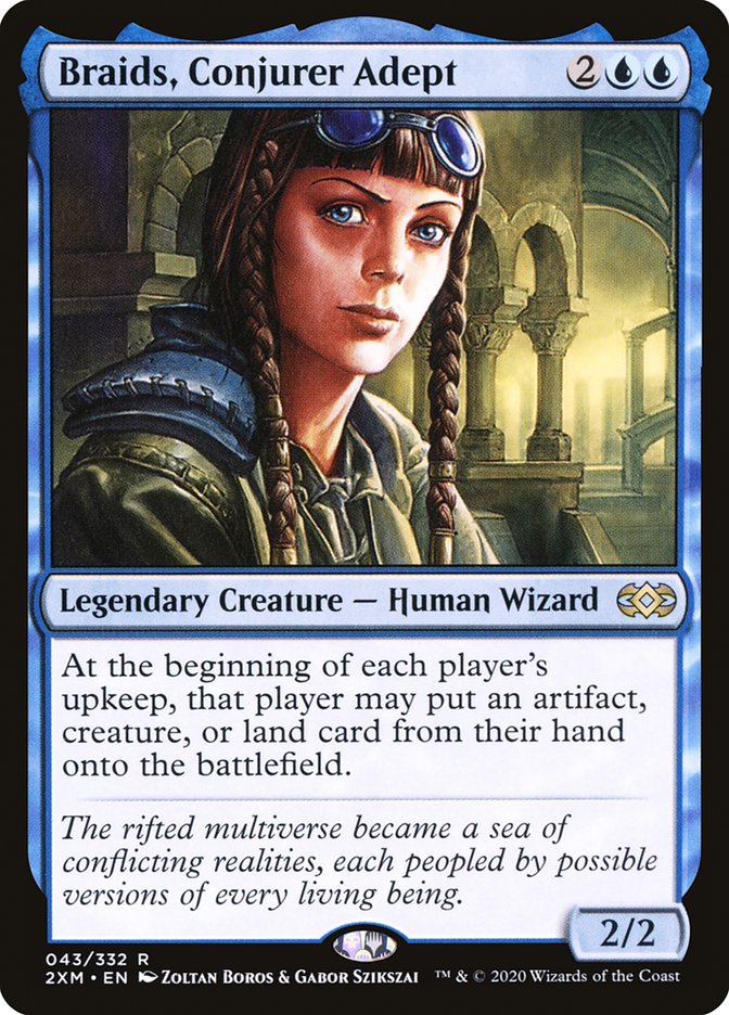 Braids, Conjurer Adept [Double Masters] | Local Legends