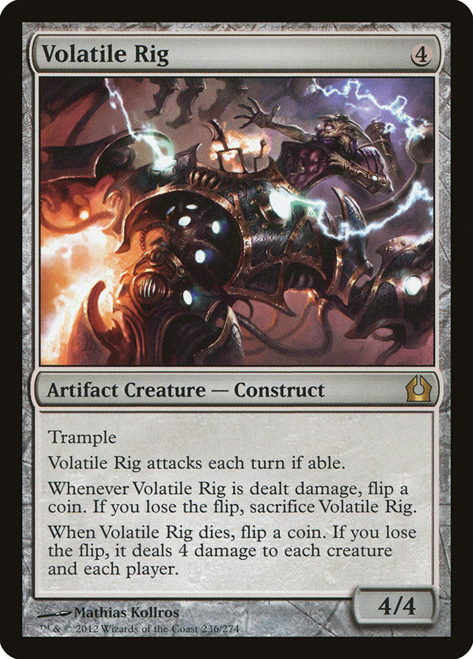 Volatile Rig [Return to Ravnica] | Golgari Games