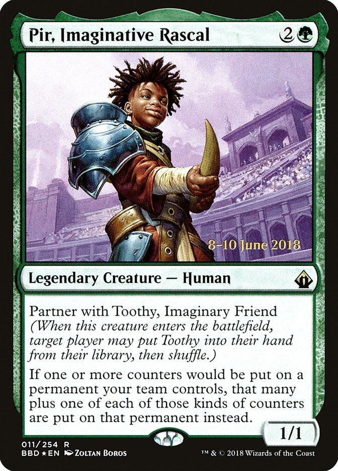 Pir, Imaginative Rascal [Battlebond Prerelease Promos] | Local Legends