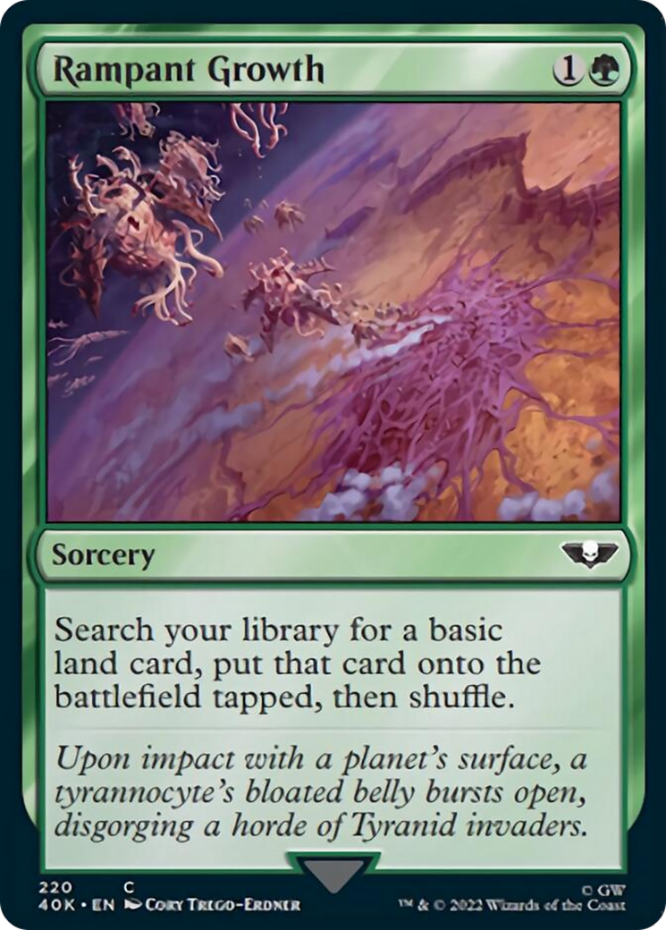 Rampant Growth (Surge Foil) [Universes Beyond: Warhammer 40,000] | Local Legends