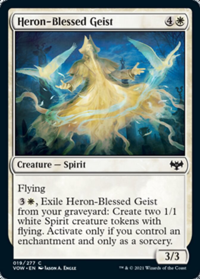 Heron-Blessed Geist [Innistrad: Crimson Vow] | Golgari Games