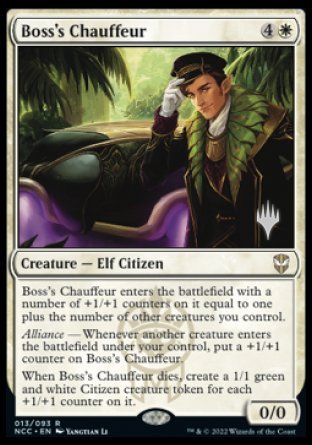 Boss's Chauffeur (Promo Pack) [Streets of New Capenna Commander Promos] | Golgari Games