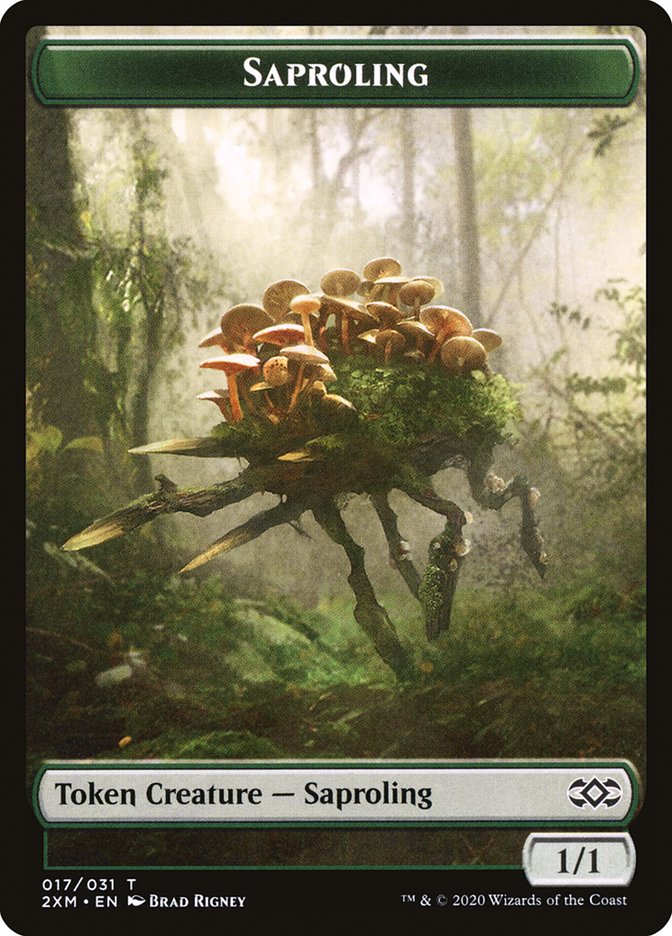 Saproling Token [Double Masters Tokens] | Golgari Games