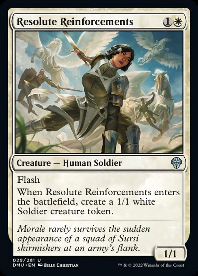Resolute Reinforcements [Dominaria United] | Local Legends