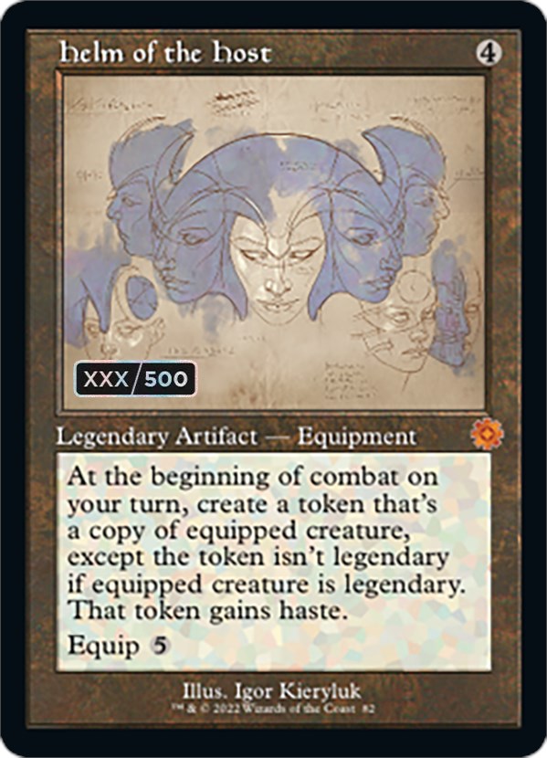 Helm of the Host (Retro Schematic) (Serial Numbered) [The Brothers' War Retro Artifacts] | Local Legends